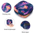 thumbnail image 3 of Jellyfish Sanitary Napkin Storage Bag with Plush Velvet, Sponge, and Oxford Cloth Material- 4.7x6.6x6.6 in- Keep Your Sanitary Napkins Organized!, 3 of 6
