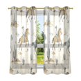 thumbnail image 6 of Yayeee Window Curtains Light Filtering 63"x42" Grommet Panel Pair Home Living Room Decor, Cactus Cowboy Pattern, 6 of 7