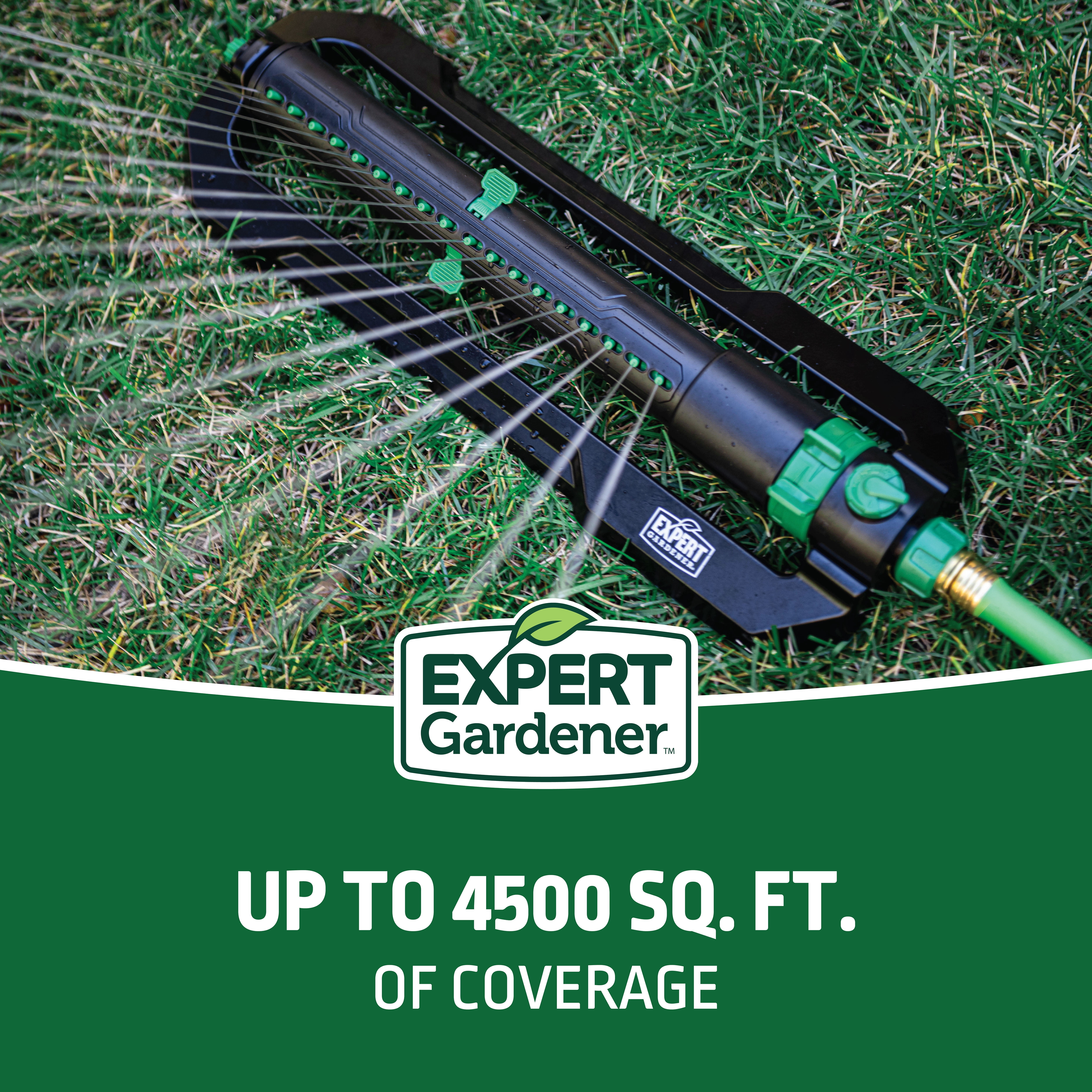 Expert Gardener 4500 sq ft Oscillating Lawn Sprinkler