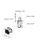 thumbnail image 2 of 10uds 27G Inoxidable Acero Dispensadoras Agujas, 1/4" Pegamento Aguja Tubos Puntas, 2 of 7