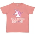 thumbnail image 3 of Inktastic Gigi and Grandpa Love Me Unicorn Grandchild Girls Toddler T-Shirt, 3 of 5