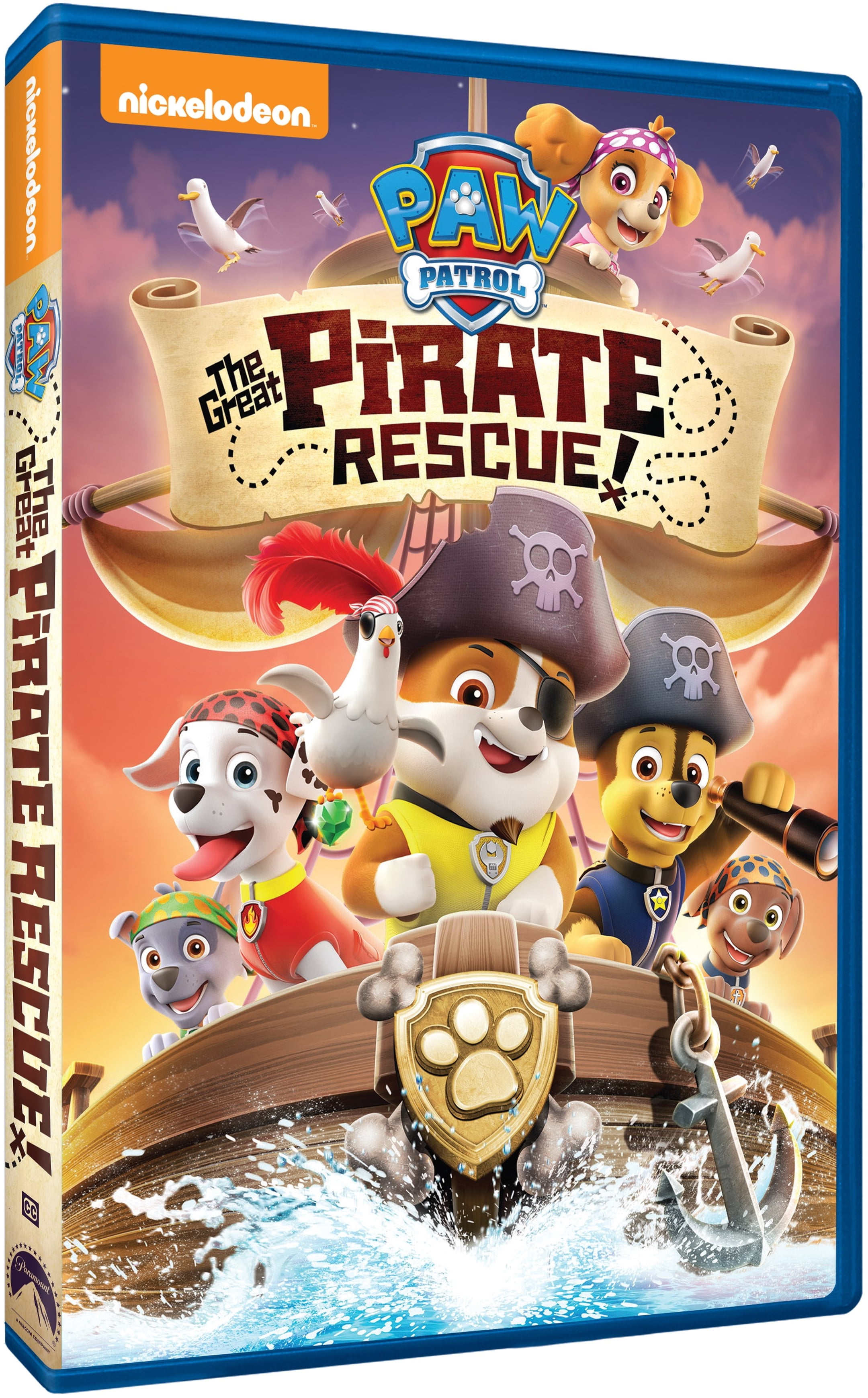 Paw Patrol: The Great Pirate Rescue! (DVD), Nickelodeon, Kids
