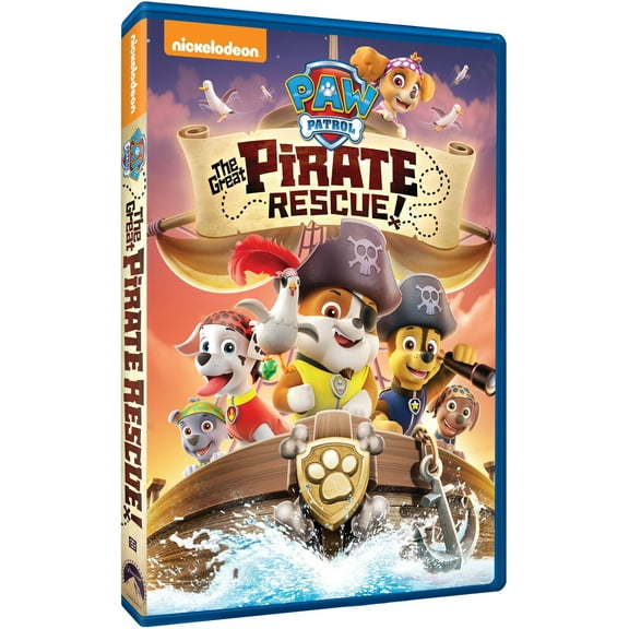 Paw Patrol: The Great Pirate Rescue! (DVD), Nickelodeon, Animation