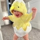 thumbnail image 5 of Gibobby Mameluco niña Bebé niños niñas Cosplay pollo Animal disfraz invierno polar con capucha monos ropa(Amarillo, 18-24 Meses), 5 of 5