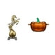 thumbnail image 1 of Figura De Caballo De Resina Moderna, Centro De Mesa Con Tapa De Cristal Con Forma De Calabaza, Adorno Coleccionable Decorativo Para Sala De Estar, Estantería Y Oficina., 1 of 8