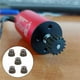 thumbnail image 4 of Juego de engranajes de motor de piñón de metal Zulema 32DP 3.175mm 5 piezas 15T, 4 of 7