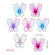 thumbnail image 4 of FENICAL 50PCS Malla Media Mariposas Boda Fiesta Decoración del hogar (Color mezclado) HOMEMAXS HaoMX6029787, 4 of 6