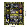 thumbnail image 2 of Heiheiup Sports Blankets Flannel Decorative Blankets Air Conditioning Blankets Throw Blankets, 2 of 3