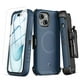 thumbnail image 1 of Funda MYBAT Maverick MagSafe Clip para iPhone 15 Azul con Mica, 1 of 10