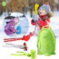 thumbnail image 4 of Clip para bolas de nieve,Juguete de juego de actividades deportivas de invierno de lucha de bolas de nieve,Herramientas para bolas de nieve Juguetes de playa de nieve al aire Baoblaze Clip para hacer bolas de nieve, 4 of 8
