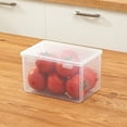 thumbnail image 3 of Tiitstoy Airtight Bread Storage Containers Bread Box Plastic Reusable Loaf Cake Clear Bread Dispenser Fresh Bread Organizer Bin, 3 of 8