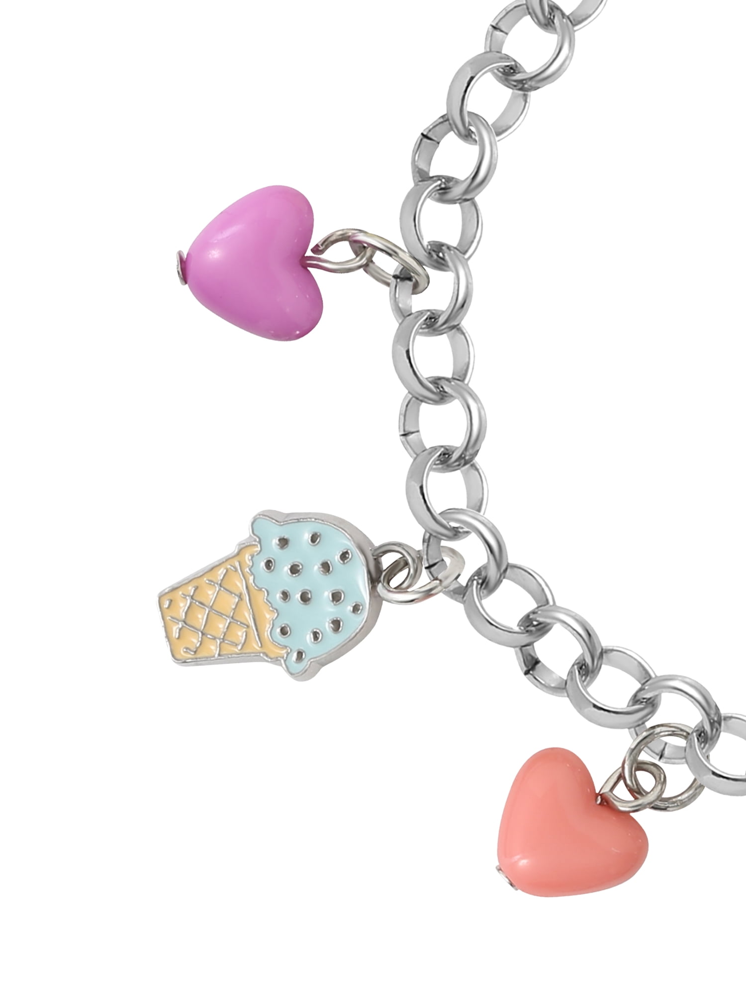 Peanuts Snoopy Character Charm Bracelet with Decorative Accents