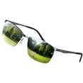 thumbnail image 1 of Anteojos de sol Xoxocos para golf con lentes polarizadas marrones HD para hombres, 1 of 9