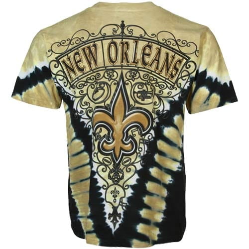 new orleans saints tie dye shirt