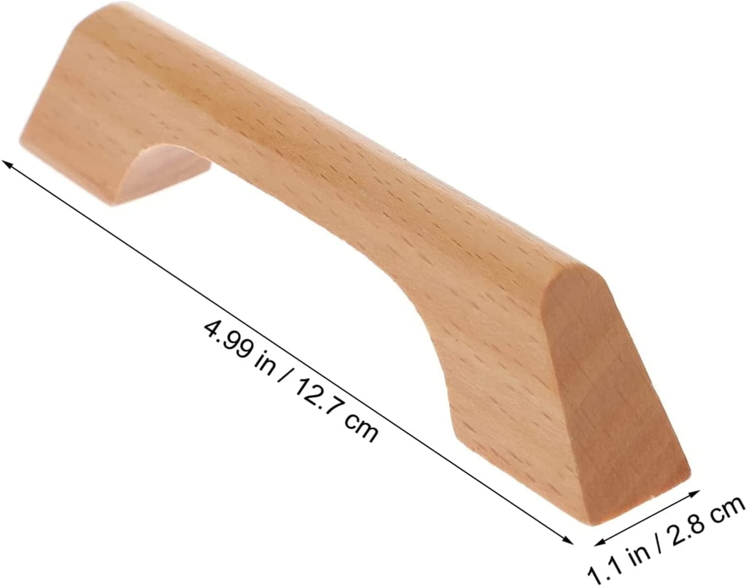 Gamvdout Log Wood Knobs Wardrobe Door Handle Cabinet Drawer Pull Drawer Pull Handle 4pcs Wood Unfinished Drawer Handles Kitchen Cabinets Furniture Dresser Wardrobe Cupboard Drawer Handles