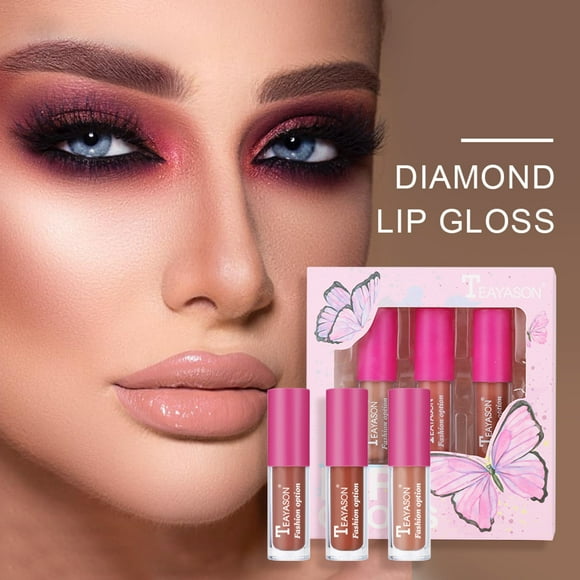 mtvxesu Blush Lipstick Lip Gloss Blush Lip Gloss Diamond Lip Glos Highlight Box 6ml Sale