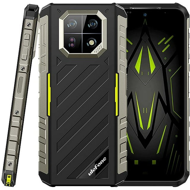 Ulefone Armor 22 Téléphone Intelligent Robuste Déverrouillé, Caméra de Vision Nocturne 64MP+64MP (16+128 Go) Noir - Neuf