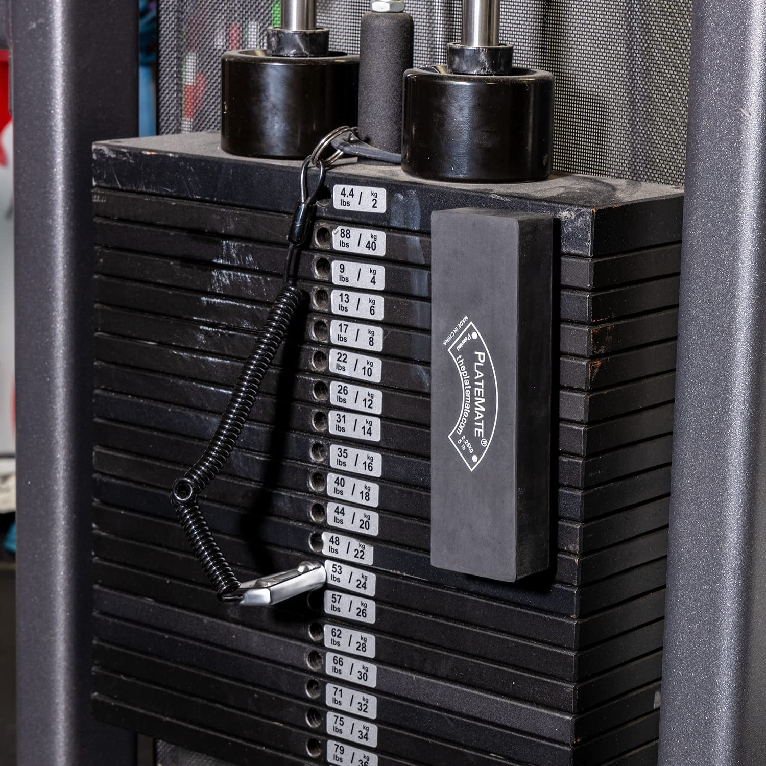 The PlateMate 5 lb Brick -Magnetic Weight Plate for Exercise Machines