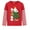 1# Red, variant on Little hand Toddler Boys Girls Christmas Shirts Long Sleeve Tees Little Kids Ugly Xmas Funny Reindeer Santa Tops 4-10 Years