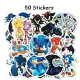 thumbnail image 4 of Cartoon Birthday Decorations,Cartoon Party Favours, Include 12 Slap Bracelets, 12 Masks, 12 Stamp， 50 Stickers Classroom Rewards Prizes, Goody Bag Treat Bag Stuff for Party Favors, 4 of 7