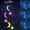 Moon & Star, variant on Solar Wind Chime, Color Changing Moroccan Ball Wind Chimes, LED Decorative Mobile, Gifts for Mom, Waterproof Outdoor Decorative Lights for Garden, Patio, Party, Yard, Outdoor Decorations