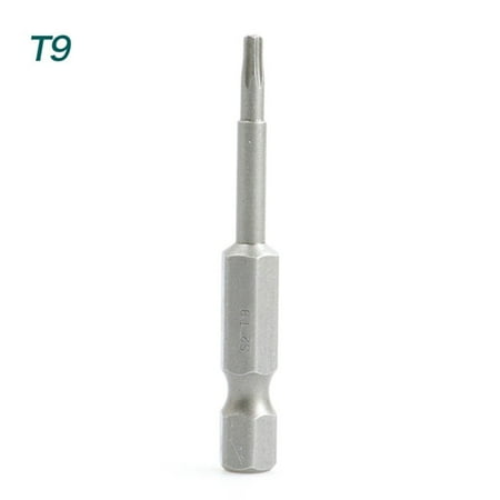 

Alloy Steel 50mm Long Torx Screwdriver Bit 1/4 Hexagon Handle T5-T40