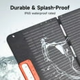 thumbnail image 5 of EchoNexus 100 Watt Portable Solar Panel for Power Station, Foldable Solar Charger with Adjustable Kickstands Waterproof IP65 for Home, RV, Boat, Outdoor, Camping, off Grid System, 5 of 6