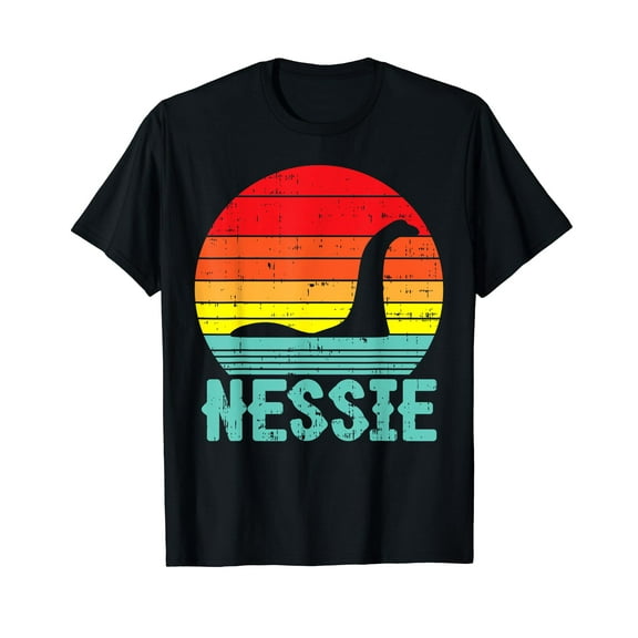 Nessie Loch Ness Monster Retro Nessy Animal Lover Gift T-Shirt