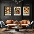 thumbnail image 4 of Hieng William Morris Wall Art Vintage Butterfly Poster Prints Set of 3 Botanical Flower Aesthetic Pictures Gallery Canvas Artwork Nouveau Painting Decor for Living Room Bedroom 16x24in Unframed, 4 of 5