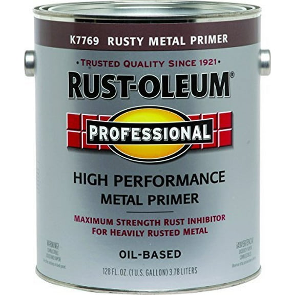 Rust-Oleum Rusty Metal Primer - Rusty Primer - 1 Gallon, Red