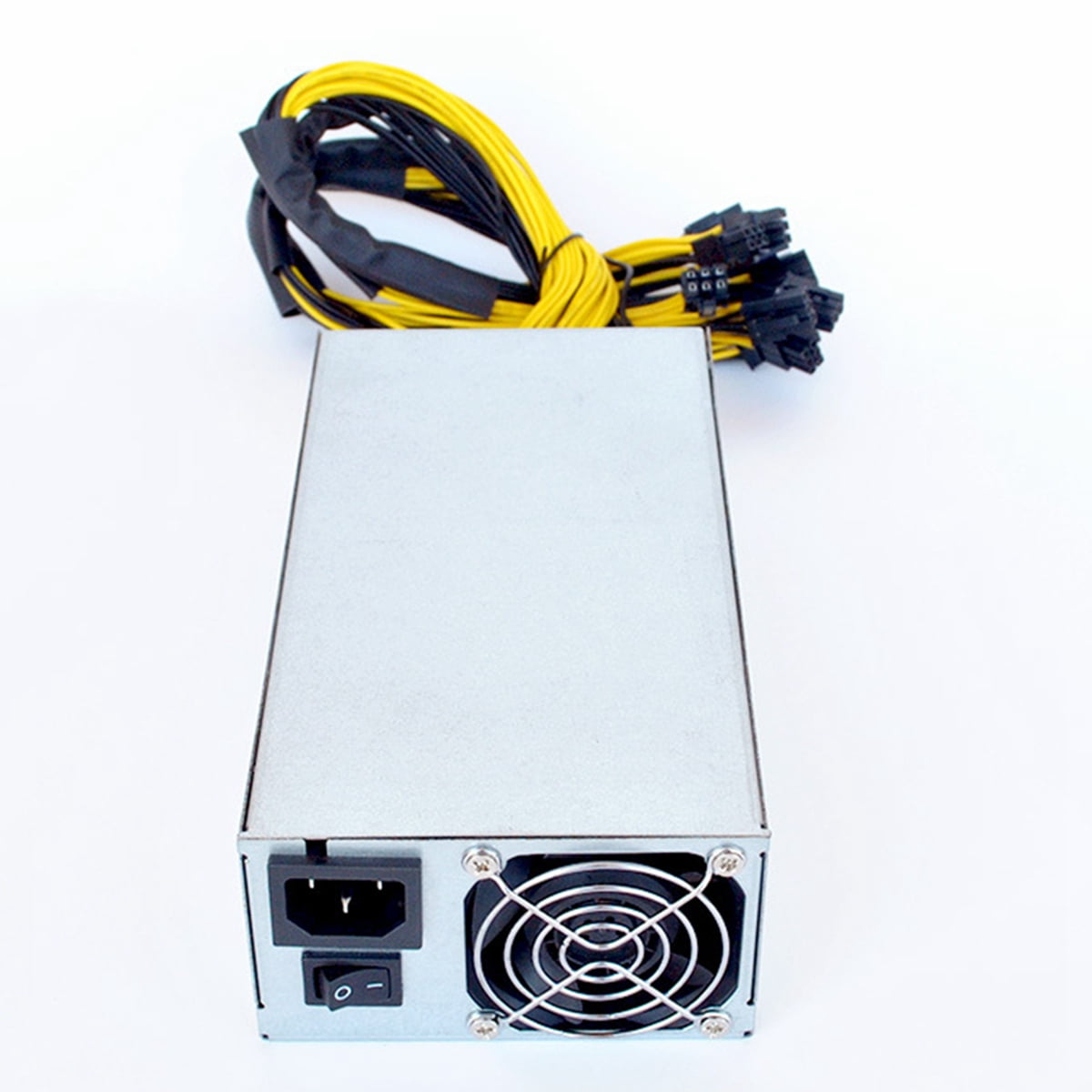 Buy 1800W Server Power Supply 220V ETH Bitcoin Mining Power Supply 90 Efficiency Support 8 GPU