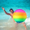 thumbnail image 4 of Ball Toy Diving Ball Interactive Colorful Smooth Surface Rainbow Underwater Ball Toy for Game, 4 of 6
