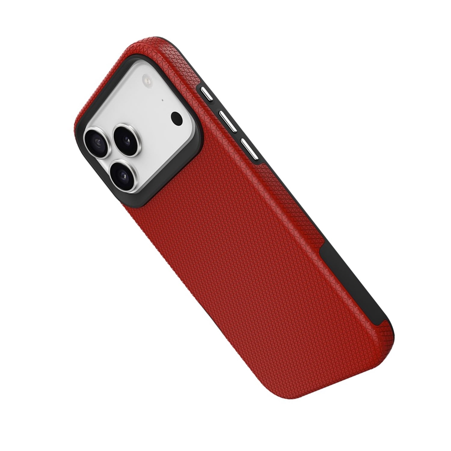 Tough and Protective Dual Layer Shell for iPhone 17 Pro Max - Red