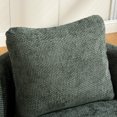thumbnail image 6 of Spaco 30"W Modern Round 360° Swivel Barrel Accent Chair, Chenille Upholstery, Ergonomic Design, Green, 6 of 8