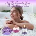 thumbnail image 4 of Aofmee Birthday Gifts Baskets for Women, 7 Pcs Lavender Relaxing Bath Gift Sets, Beauty Birthday Gift for Her, Purple, 4 of 7