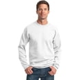 thumbnail image 2 of Port & Company Crewneck Sweatshirt. White. S., 2 of 5