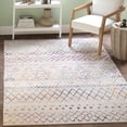 thumbnail image 6 of Safavieh Madison Hannah Chevron Geometric Area Rug, Ivory/Fuchsia, 5'3" x 7'6", 6 of 14