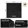 thumbnail image 4 of Paño desmaquillante UNIMADE, 48 unidades, forro polar color coral negro, 4 of 7