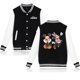 thumbnail image 3 of Chaqueta de béisbol de Mickey Minnie Mouse para mujer, chaquetas de estilo hip hop y Harajuku, ropa de calle para niñas, abrigos universitarios holgados, 3 of 5