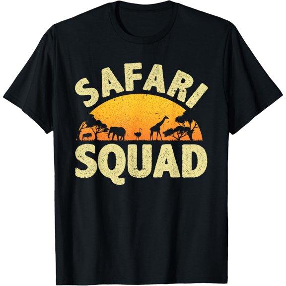 Soft Cotton - Cool Safari Squad For Men Women Zoo Animal African Jungle T-Shirt