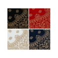 thumbnail image 2 of CTM® Metallic Paisley Print Bandanas (Pack of 4), 2 of 5
