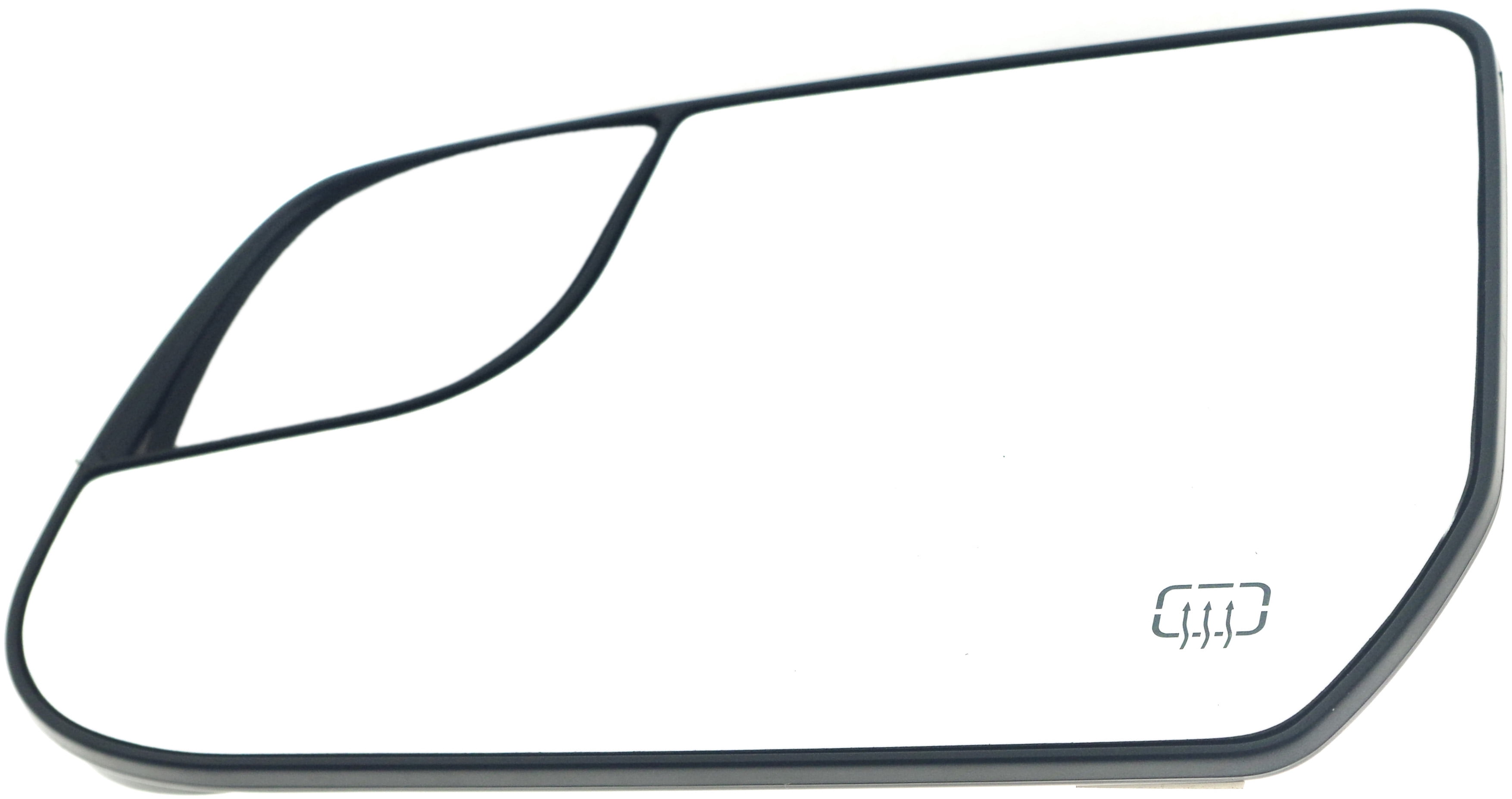 Mirror Glass Compatible With 2010-2017 Chevrolet Equinox Left Driver Side Heated W/ Blind Spot Corner Kool-Vue