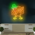 thumbnail image 2 of Craftnamesign Cool Turkey Neon LED Sign Wall Art For Restaurant Thanksgiving Decor, 2 of 5