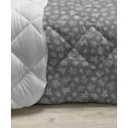 thumbnail image 3 of Sky Down Alternative Comforter, Numerous Cartoon Illustrated Repeating Fluffy Clouds on Monochromatic Background, Microfiber Quilt for All Season, 5 Sizes, Grey and White, by Ambesonne, 3 of 3