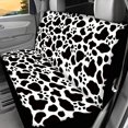 thumbnail image 2 of CHAQLIN Cow Print Stretch Rear Bench Seat Covers for Car Interior Auto Interior, Non-Slip Car Seat Covers Durable Rear Seat Covers, 2 of 4