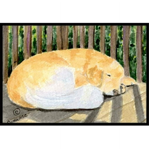 Carolines Treasures  Golden Retriever Doormat