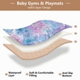 thumbnail image 5 of WOBOGO Ice Flowers Baby Playmats Extra Large Waterproof Rollable Activity Pads for Toddlers 50×50inch, 5 of 7