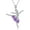 Purple, variant on Ballerina Necklace 925 Sterling Silver Dancer Pendant Embellished with Birthstone Crystals from Austria, Christmas Ballet Recital Themed Dancer Gifts for Women