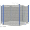 thumbnail image 4 of Soozier Filet de remplacement pour trampoline de 8 pieds avec entrée zippée, 4 of 9