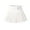 White, variant on ZACPNCV Girls Skirt Kids Toddler Casual Ruffle Skort School Uniform Skirts for Girls Black 4-5 Years